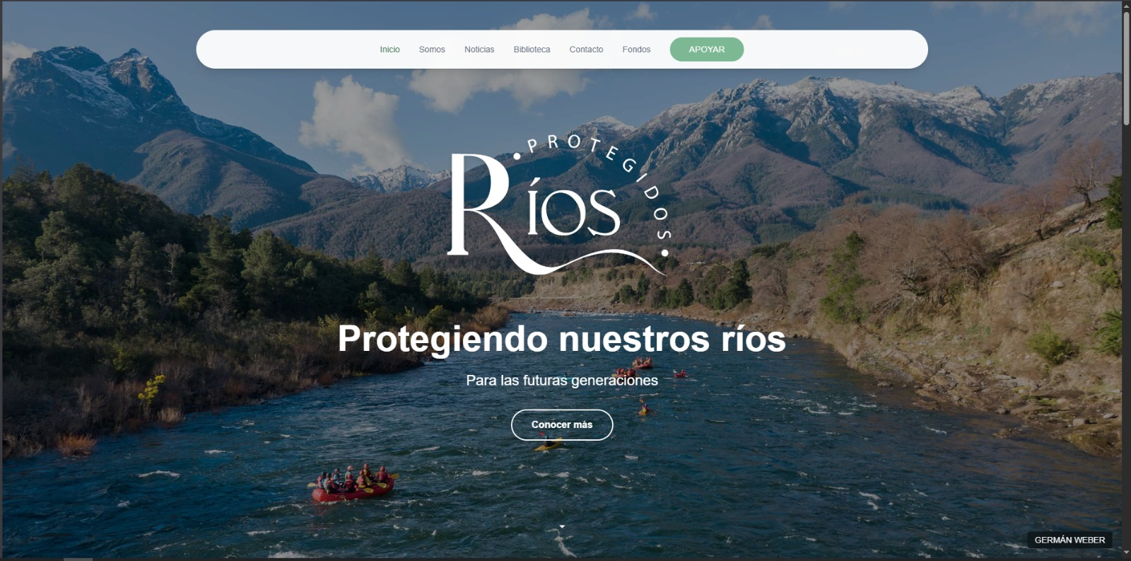 Protected Rivers Landing Page